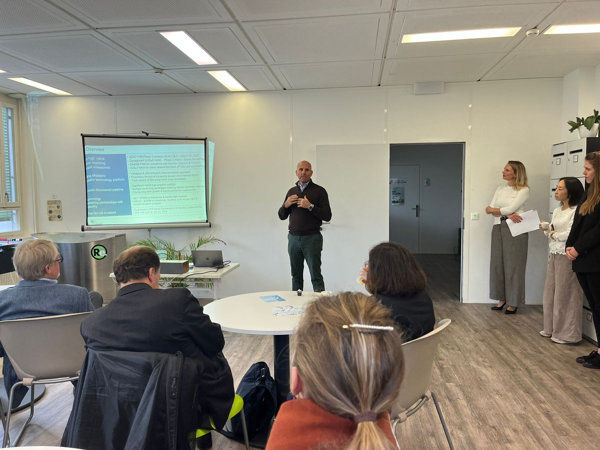 GeneusCH's tweet photo. Our Café&amp;Croissant took place yesterday☕️🥐
Thank you to everyone who joined us and a special thanks to our speakers for the insightful presentations.
@AddexPharma  @NeurosoftBio @OPIGeneva @BioAlps 
We are looking forward to seeing you at our next Café&amp;Croissant on November 15! https://t.co/mu0LEQR2bH