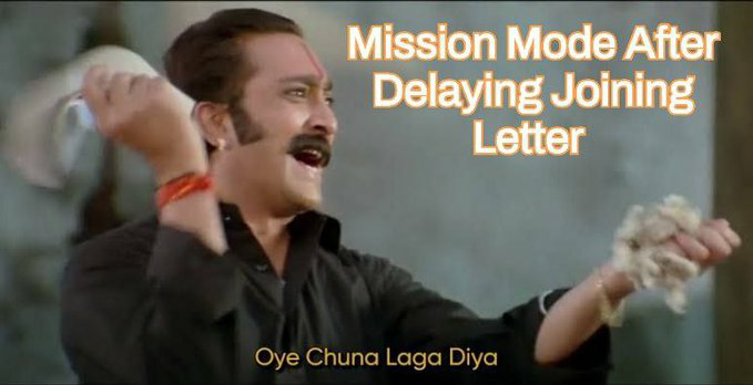 Jamesdwen0's tweet photo. #release_joining_letters_today 
@narendramodi 
@PMOIndia 
@DoPTGoI 
@DoptSecretary 
@cbic_india @dghrd_cbic @INCIndia joining doo https://t.co/c4hQndpSfR