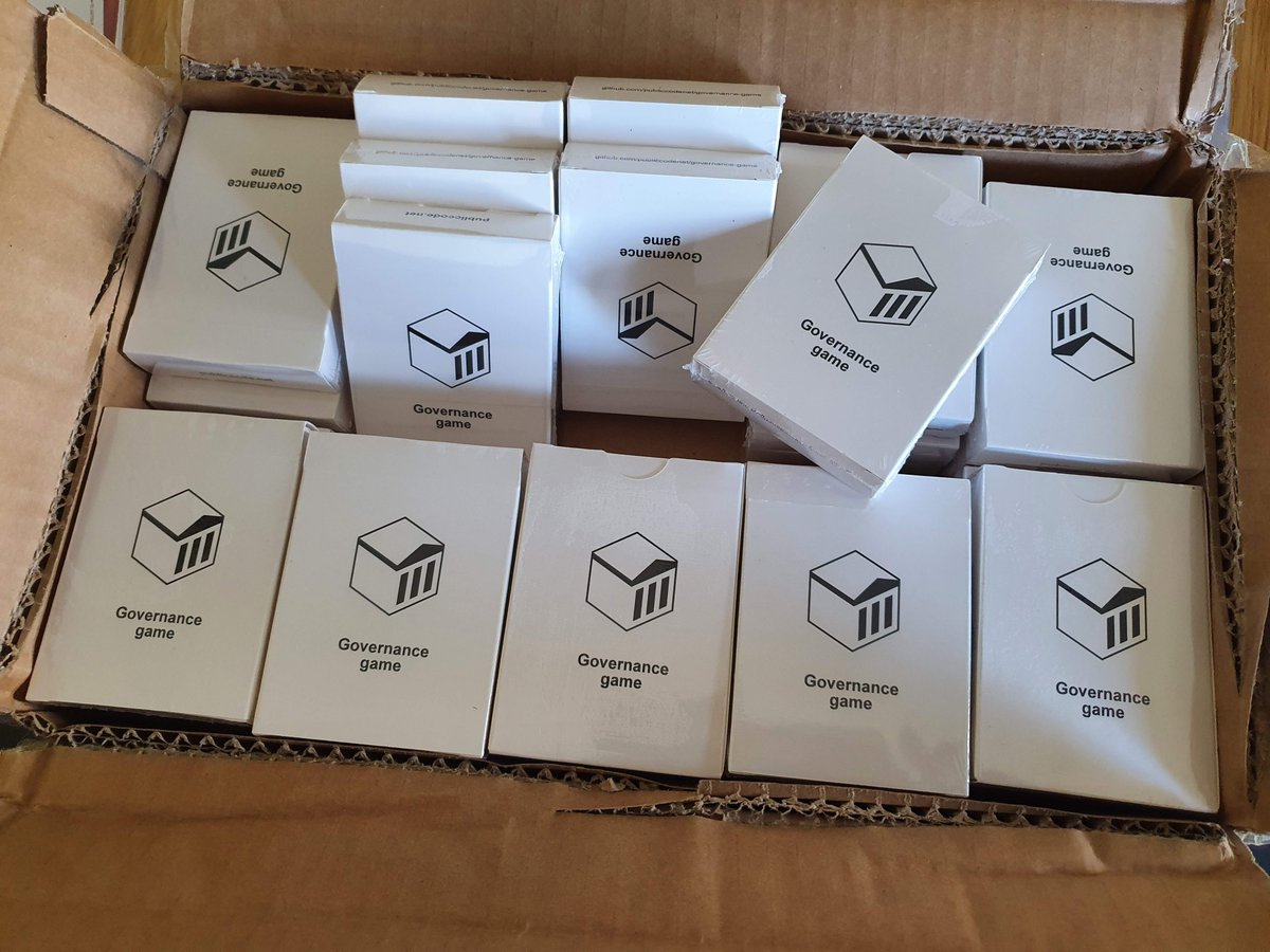 publiccodenet's tweet photo. It's our favorite day of the week. #WhyWednesday but see what the mailperson left at our doorstep. #GovernanceGame is here. Make your next move. Print yours here. https://t.co/lngYnwIdP5
#OpenSource #Governing #PublicCode https://t.co/JkFvjqfZvO
