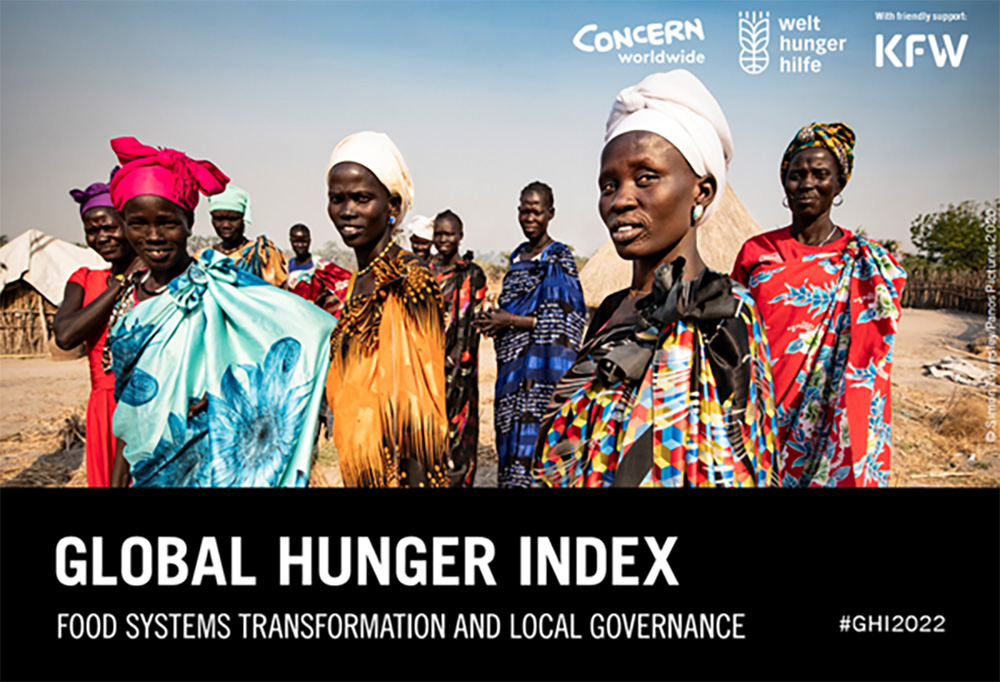 Tomorrow, <a href="/Welthungerhilfe/">Welthungerhilfe (WHH)</a> and <a href="/Concern/">Concern Worldwide</a> are launching the #GHI2022, under the theme “Food Systems Transformation and Local Governance”.  
Register to attend the #GHI2022 global launch here bit.ly/3ynKt3X.  (4pm CAT)
#GlobalHungerIndex #GHI #GHI2022