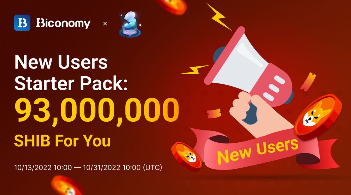 BiconomyCom's tweet photo. 🚀#BiconomyExchange 3rd Anniversary: New Users Starter Pack: Here's 93,000,000 $SHIB For You!🚀

✅Task: https://t.co/1je0fr47TE

📅Event time: 10-13-2022 10:00 —10-31-2022 10:00 (UTC)

Details👉 https://t.co/BLWoB9Dj8y

#HappyBirthdayBiconomy #BitToken #Crypto #Giveaway #SHIB https://t.co/xmDN2z6vYi