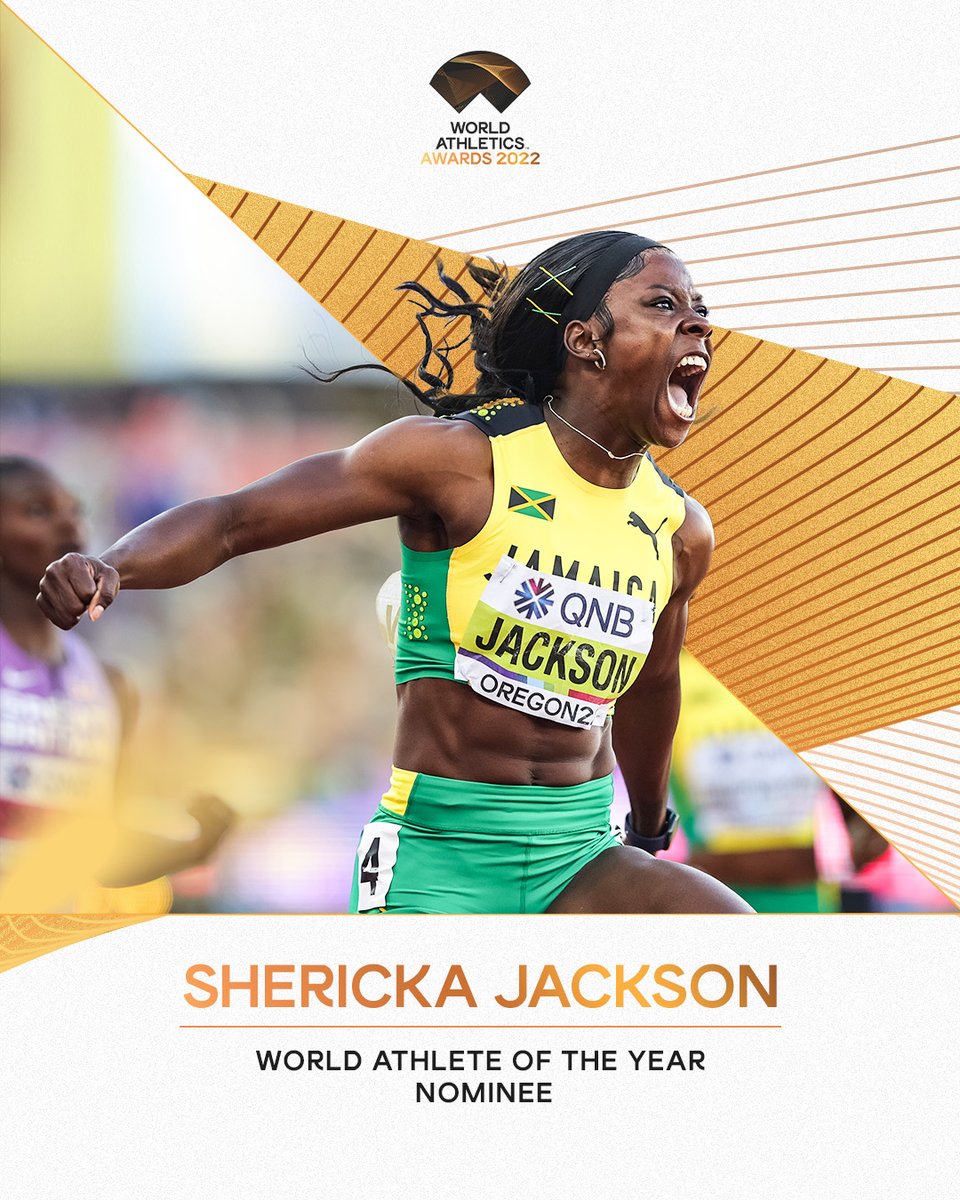 Female Athlete of the Year nominee 🇯🇲 Retweet to vote for @sherickajacko in the #AthleticsAwards.