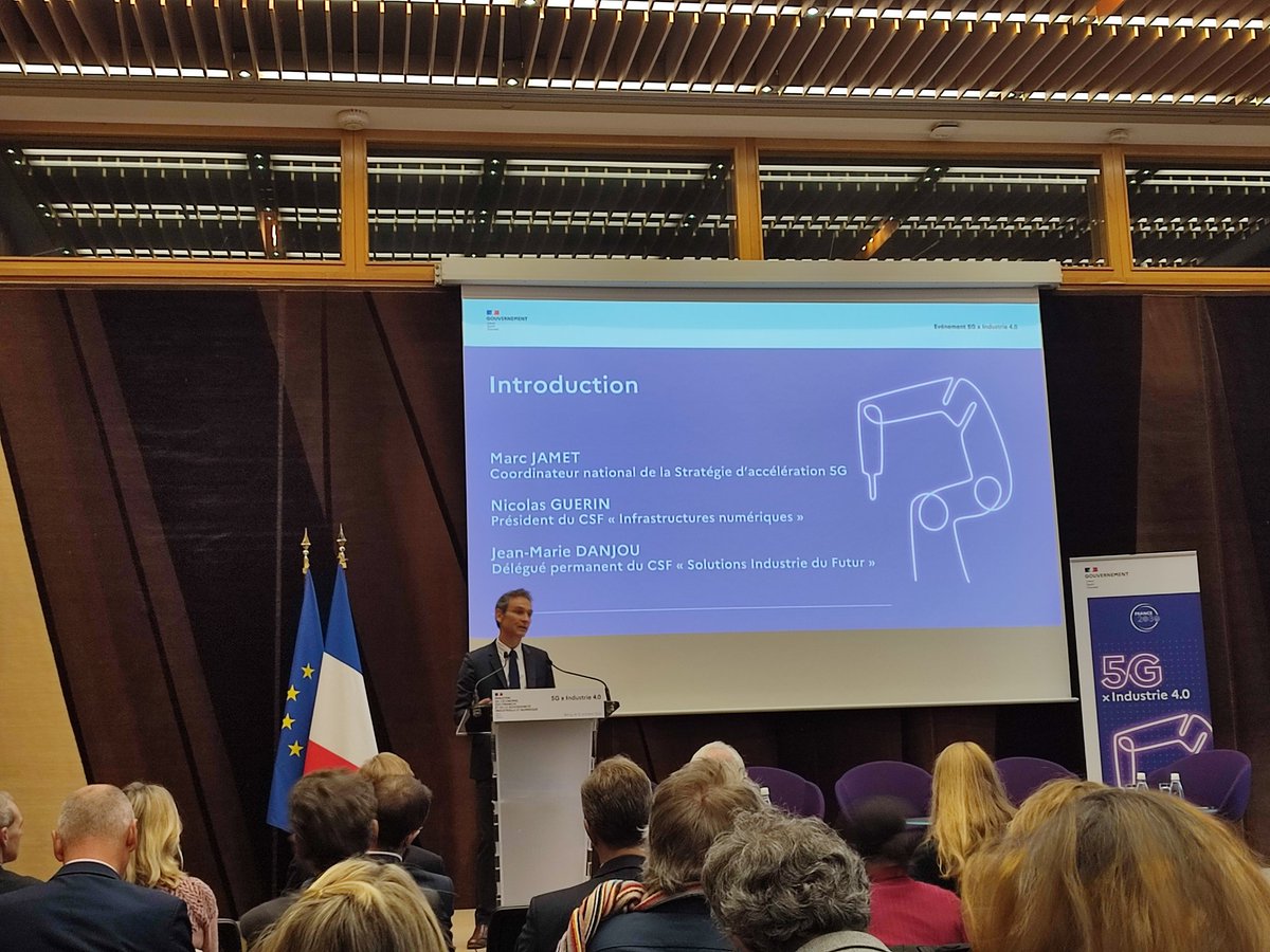 Matinée #5G x #Industry40 à Bercy, pour des retours d'expérience d'industriels engagés 👏