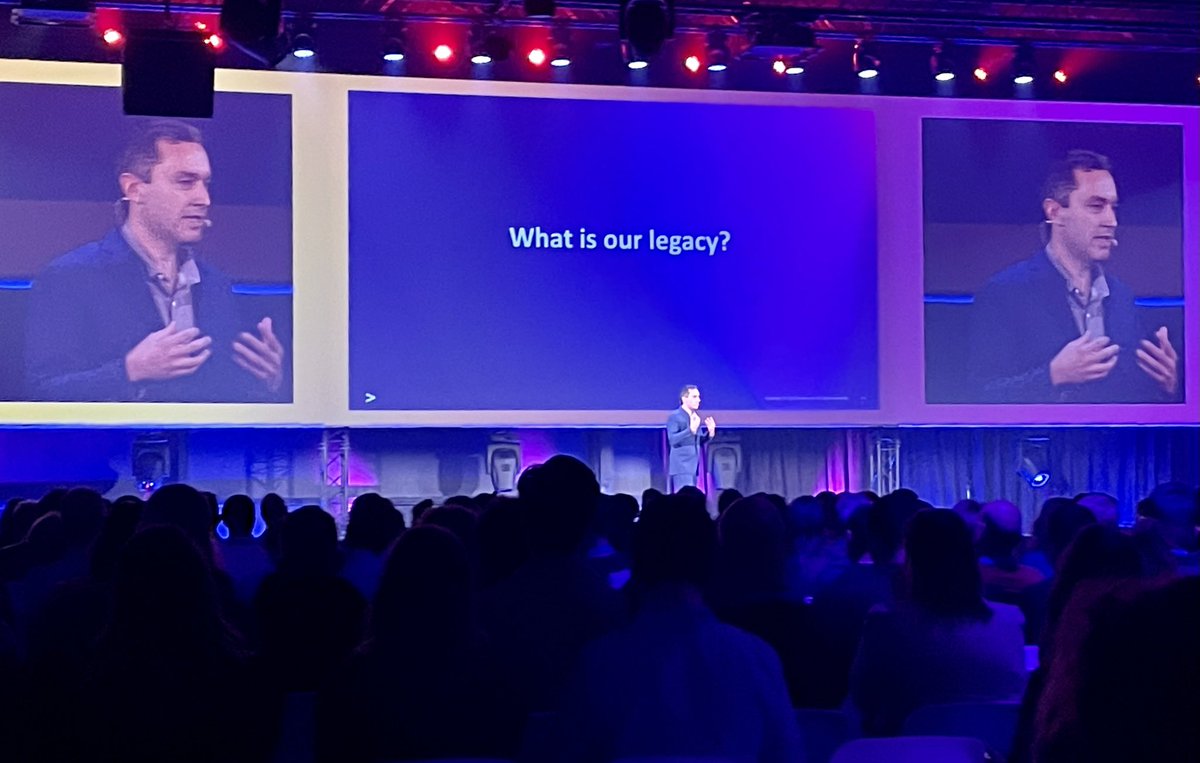 marcteerlink's tweet photo. @Accenture’s #JoeDepa  at the @WorldSummitAI  sharing his personal story, asking us “What good is AI, if we cannot use AI for good?”

 #WSAI22 #AI #Data #Leucemia https://t.co/Pg5xKRlNup