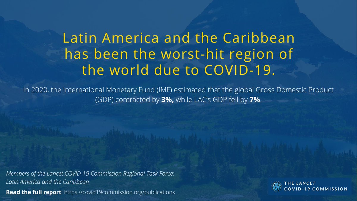 There is a serious need for regional strategies and actions and global cooperation to work towards recovery in LAC. Read our recommendations here: static1.squarespace.com/static/5ef3652… #globalhealth #covid #sdgs