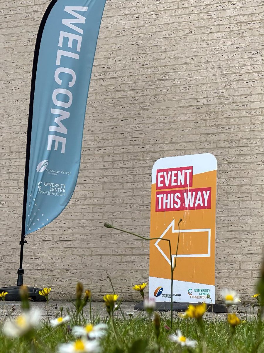 Farnborough College (@fcot) on Twitter photo OPEN EVENING TODAY! - We look forward to welcoming you all to our college later. 🎉
The event starts at 4:00pm and you're able to stay until finish at 7:30pm, but please be sure to check your arrival time.
#makeyourselfatfarnborough #farnboroughcollegeoftechnology #farnborough OPEN EVENING TODAY! - We look forward to welcoming you all to our college later. 🎉
The event starts at 4:00pm and you're able to stay until finish at 7:30pm, but please be sure to check your arrival time.
#makeyourselfatfarnborough #farnboroughcollegeoftechnology #farnborough