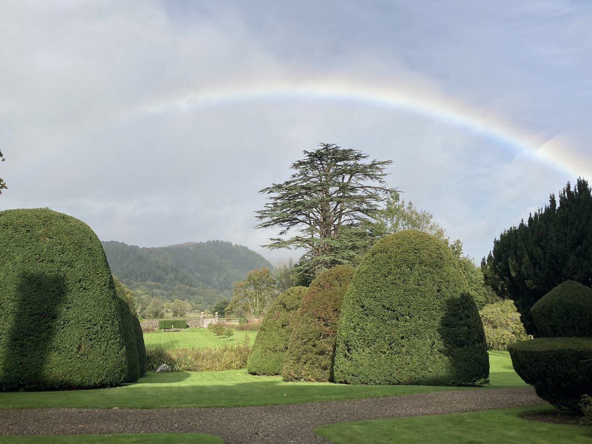 A dash of rainbow colour from Gwydir this morning.