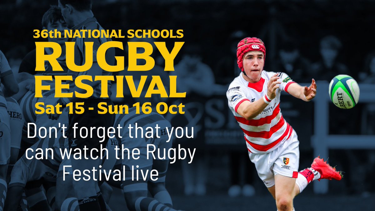 Don't forget that you can watch the Rugby Festival live! festival.stjos.co.uk/pitch-1-live/