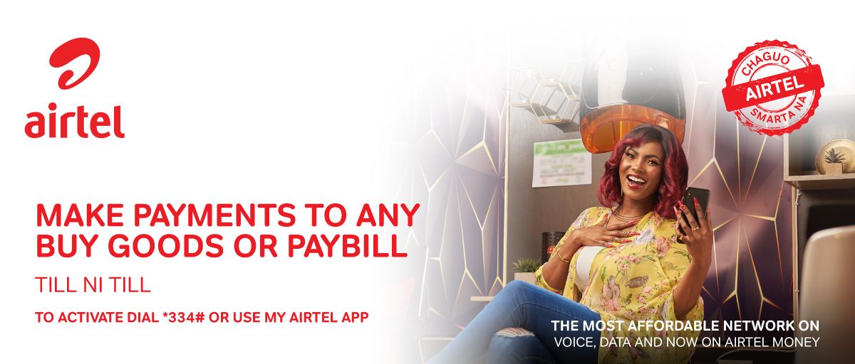 Using my @AIRTEL_KE simcard i have paid for meals at sch using a safaricom till you too can send money for free from Airtel to Airtel & make payments  #TillNiTill @RippedLemon @wesrono @ritaotara switch to Airtel.  Simply Dial *334# and enjoy Airtel.   #MakeChaguoSmartaNaAirtel