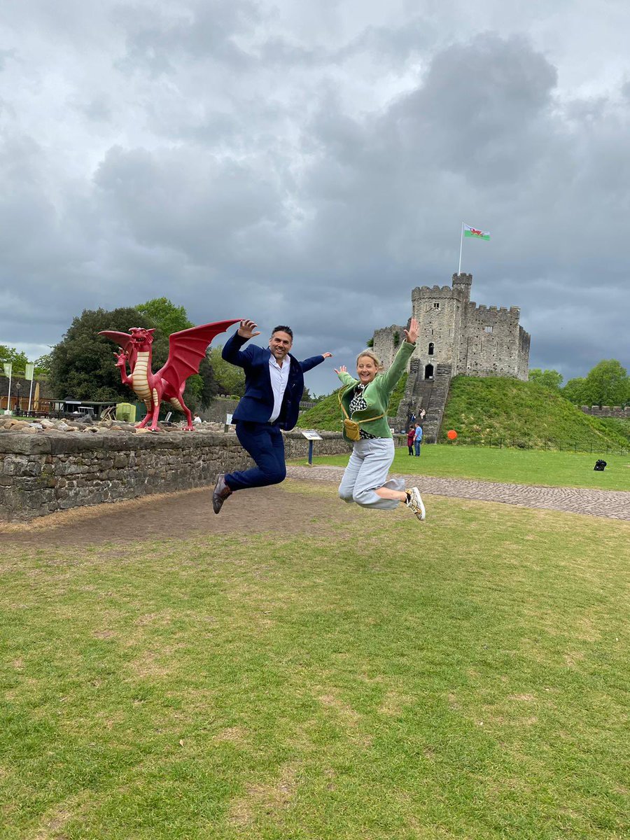 Why would @StockenDeborah and @AaronQuyn be jumping for joy in Cardiff? 🤔