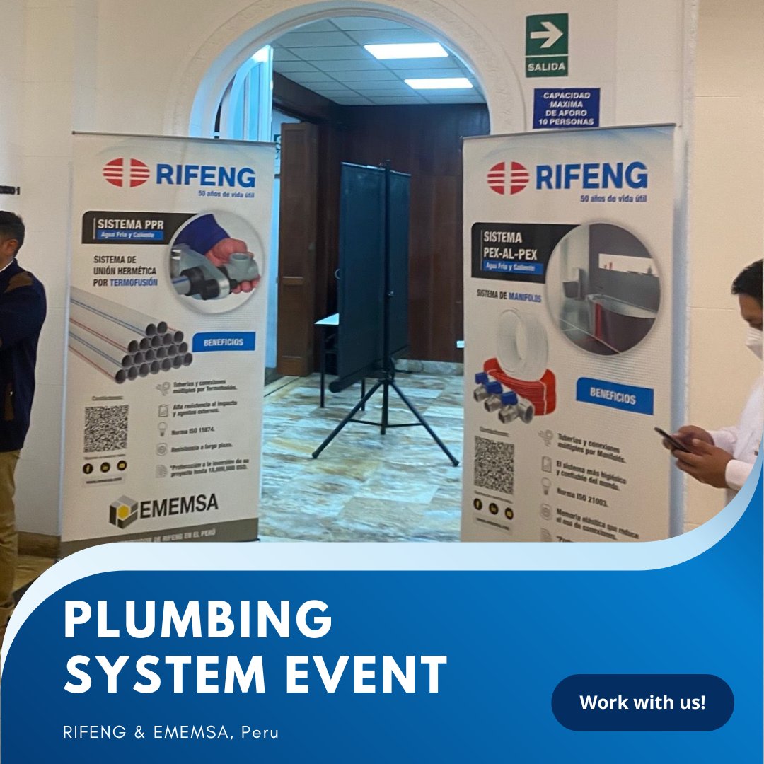 rifeng_official's tweet image. Congratulations on the success of the #Plumbing System Event held by RIFENG-EMEMSA, Peru. Big thanks to everyone who came and listened to our know-how sharing. 👍

#rifeng #plumbingsystems #events #tube #pipingsupplier #supplier #plumber #pex