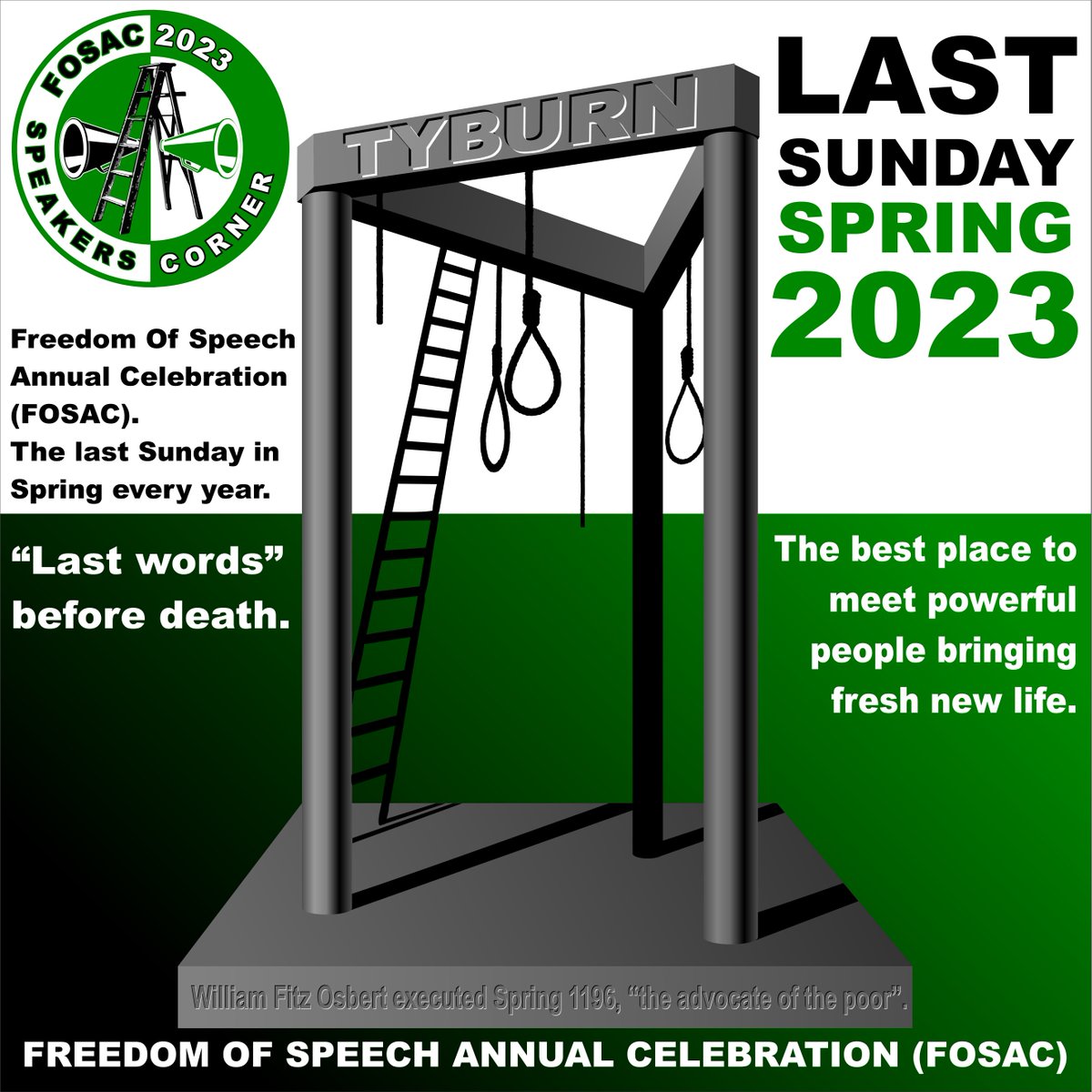 CsiIc3's tweet photo. @prwhittle Probably the greatest #FreeSpeech event, in #England, for over #1000Years. #FreedomOfSpeechAnnualCelebration #FOSAC #Tyburn #TyburnTree #FreeSpeech #FreedomOfSpeech #FreeSpeechNation #FreeSpeechUnion #SpeakersCorner #PowerMonthly #Englishness #RoyalParks #Catholic #150Years https://t.co/FRlXLpgKE0
