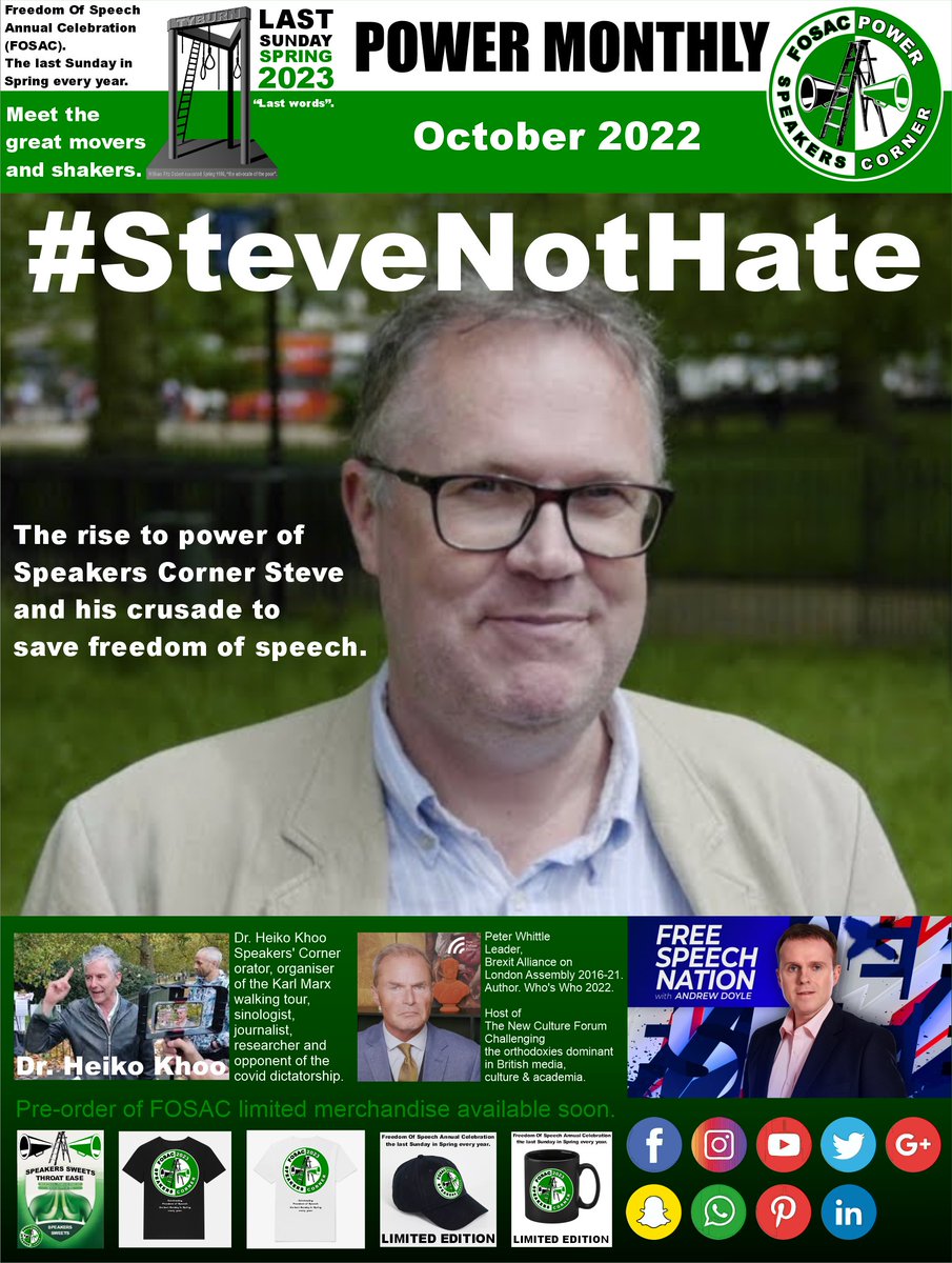 CsiIc3's tweet photo. @prwhittle Probably the greatest #FreeSpeech event, in #England, for over #1000Years. #FreedomOfSpeechAnnualCelebration #FOSAC #Tyburn #TyburnTree #FreeSpeech #FreedomOfSpeech #FreeSpeechNation #FreeSpeechUnion #SpeakersCorner #PowerMonthly #Englishness #RoyalParks #Catholic #150Years https://t.co/FRlXLpgKE0