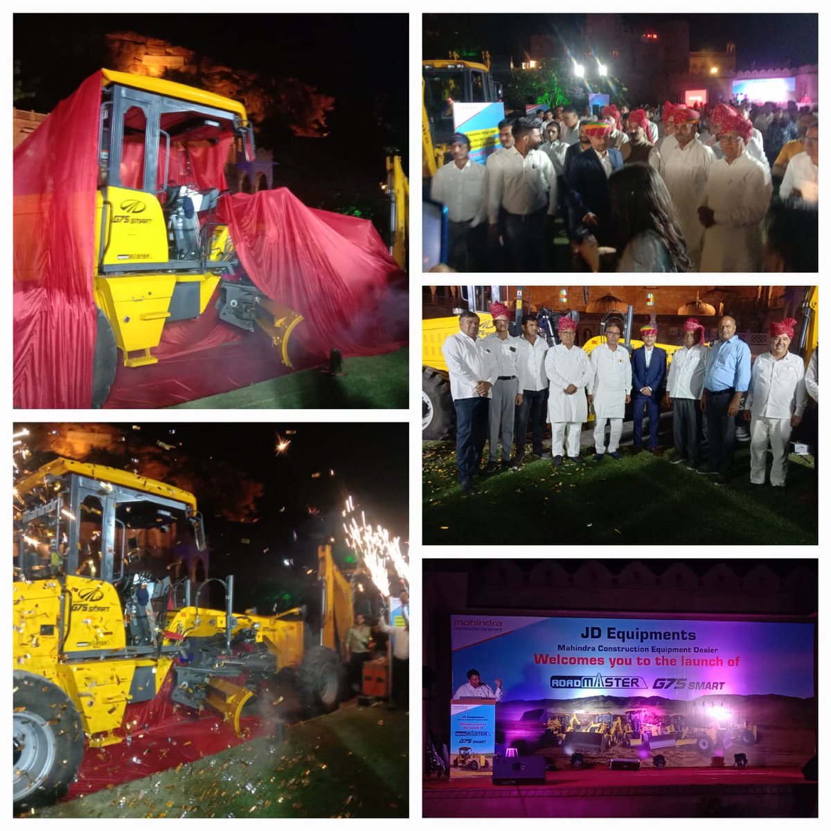 Mahindra_CE's tweet photo. The all new G75 Smart, your #ProfitKaPartner is here to make waves!
The first look of the G75 Smart was revealed on 10th October, 2022 at Jodhpur JD Equipments
More than 250 customers witnessed the grand reveal of the G75 Smart. #MahindraConstructionEquipment https://t.co/CtsReKeTlR