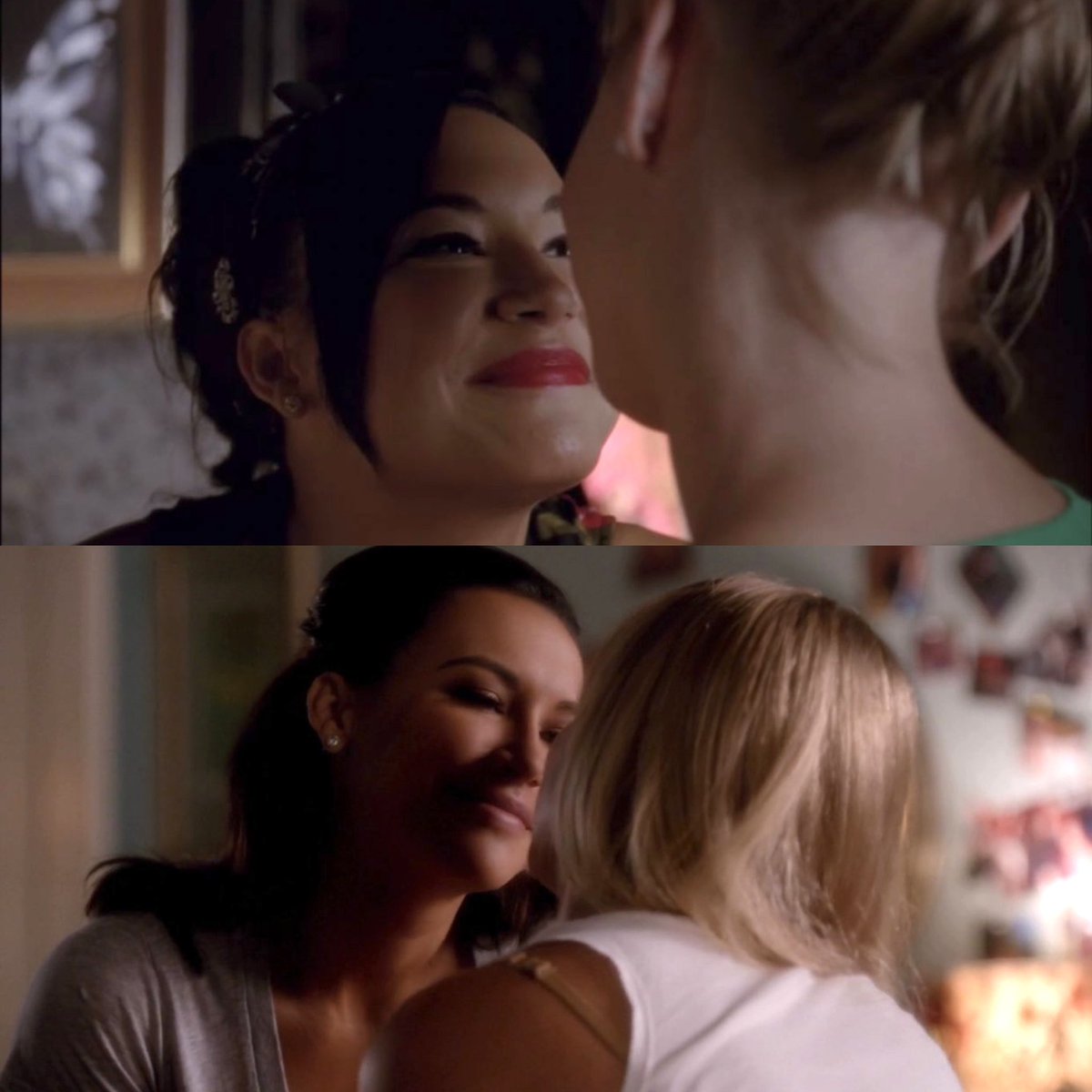 Loro saranno sempre la coppia 
#glee #nayarivera #heatermorris #britanna