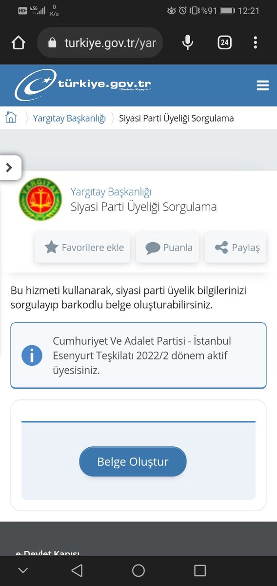 Pusulada göster desen parti logosunu bilmem kim hangi sebepten kaydettirmiş