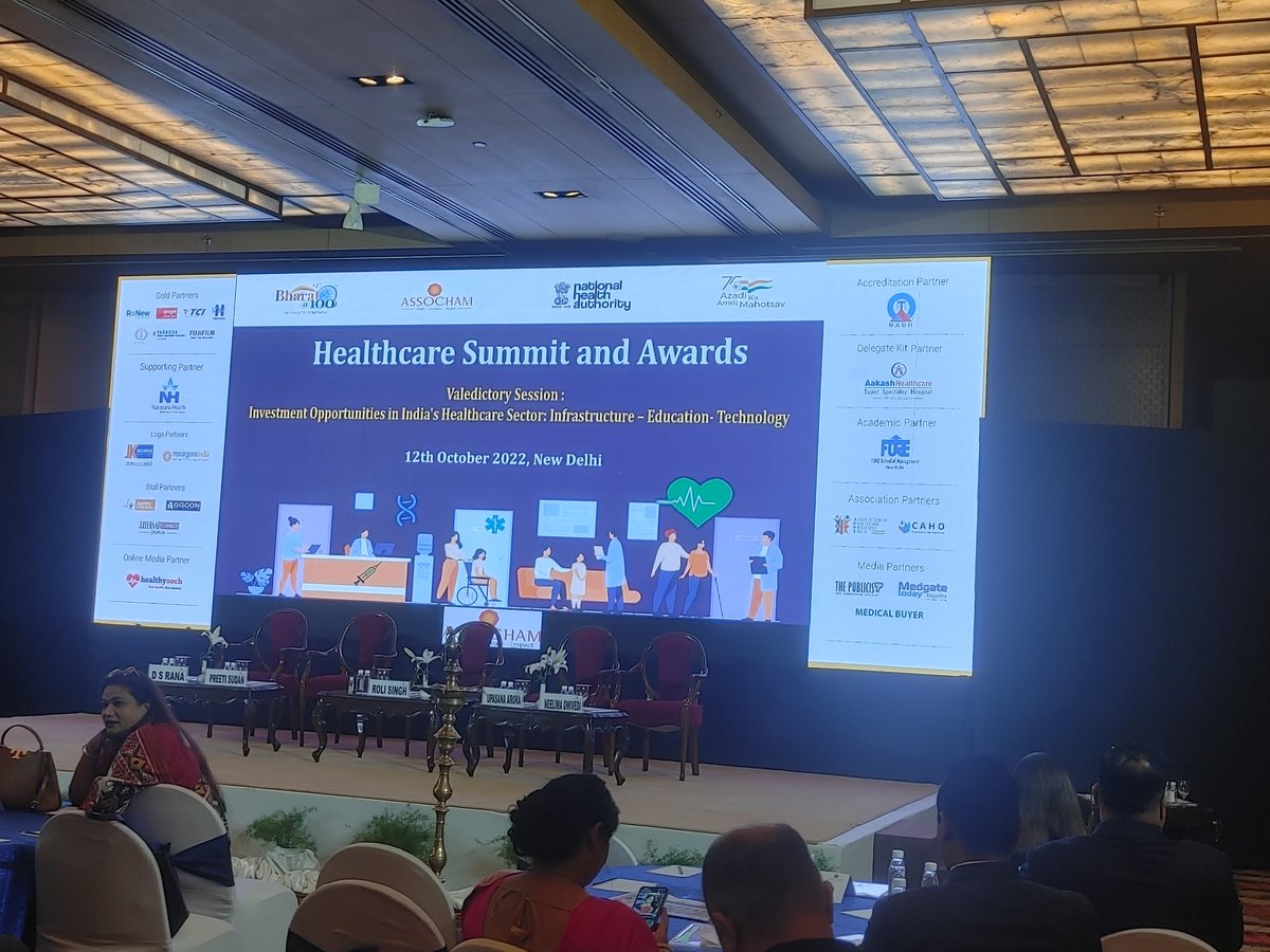 ASSOCHAM Healthcare Summit
Padmashree Dr Rana highlighted how prevention is still brtter than cure.
#ASSOCHAMHEALTHCARE SUMMIT AWARDS