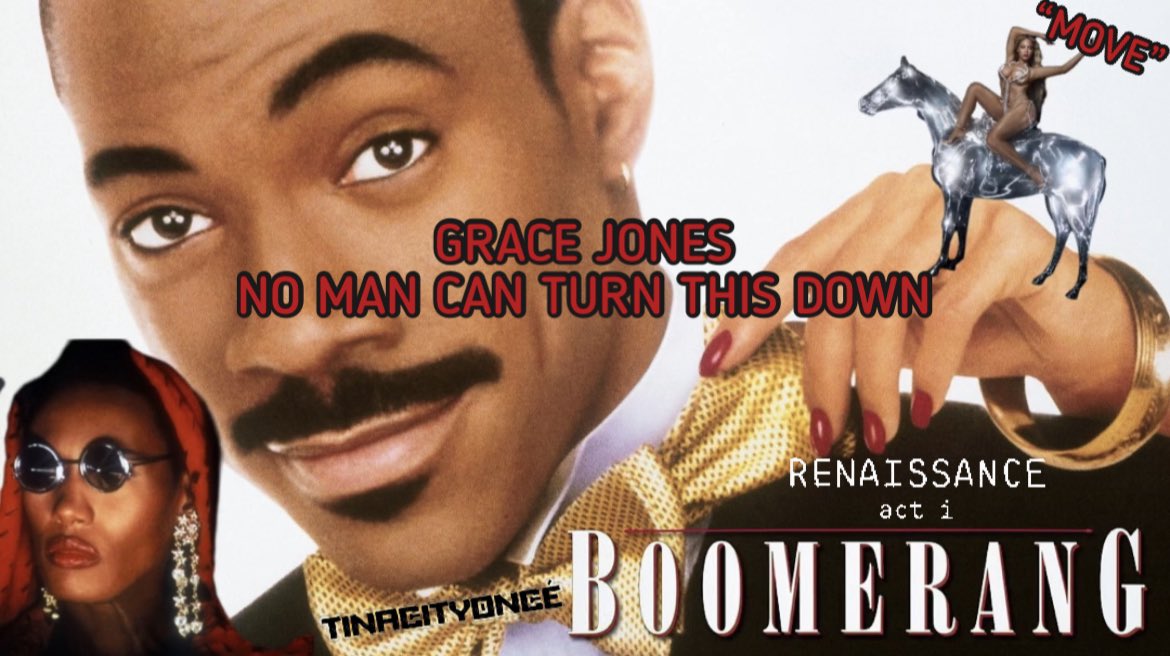 supnashex's tweet photo. Waited a while to get this idea out finally SHE is here …
Beyoncé x Boomerang 
#RENAISSANCE #gracejones #eddiemurphy #halleberry #robingivens #cozy #move #aliensuperstar #tinacityoncé #youtube #content #blackcinema #blackfilm #newcontentweekly #subscribe #newsubcribers https://t.co/k5AHegFGPu