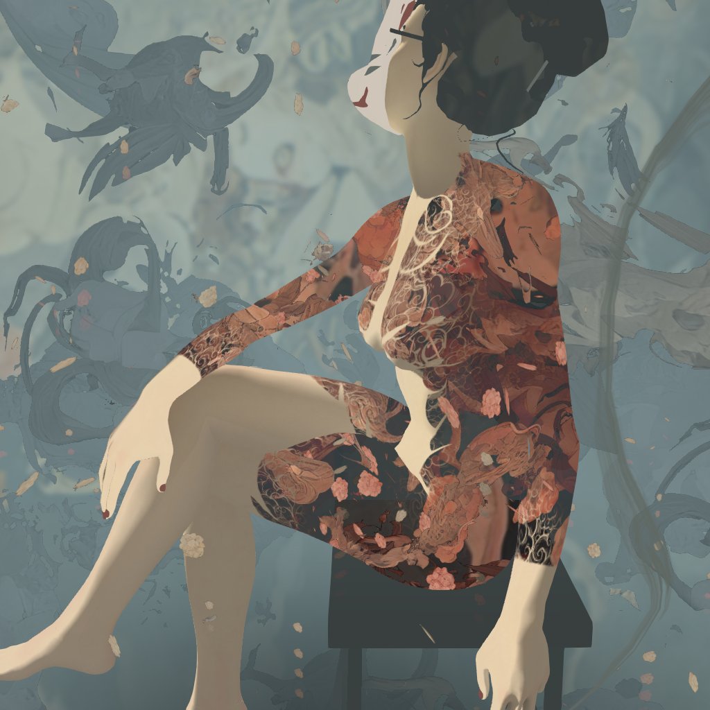 🖼️ "Generative Irezumi " by x.com/al_oner_one is now available. ✨✨

- 256 Editions
- 👉 fxhash.xyz/generative/202…
- 💸 Fixed Price 25.0ꜩ 

 #fx_hash