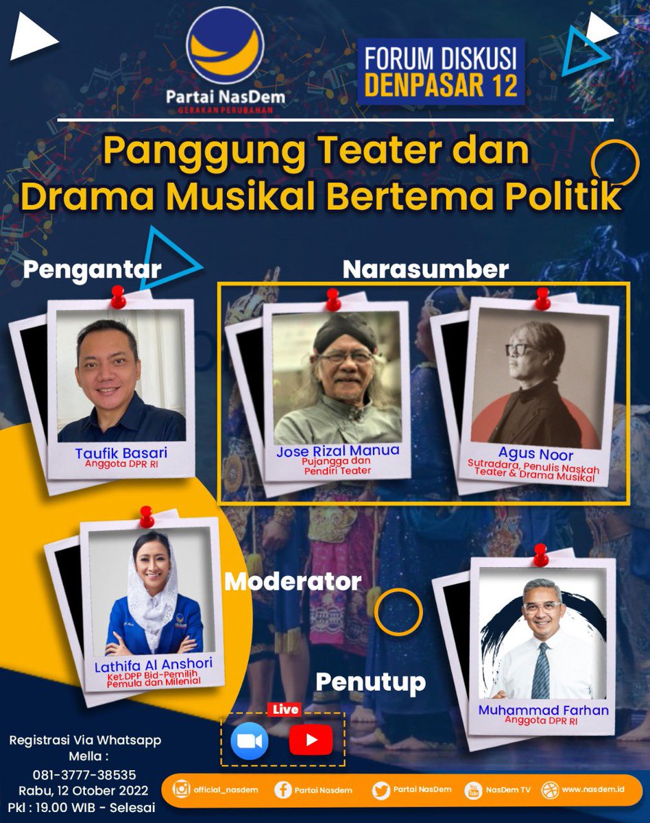 taufikbasari's tweet photo. Panggung teater adlh seni pertunjukan yg telah sejak peradaban awal terbangun. Drama adalah penyampaian pikiran melalui bahasa, gerak, ekspresi dan bahkan menjadi penghantar bagi perkembangan peradaban di berbagai belahan di dunia termasuk di Indonesia. Sila join malam ini. https://t.co/FapqQTMM9l