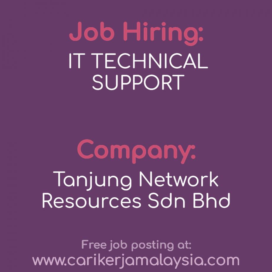 CariKerjaWeb's tweet image. 💼 job vacancy: IT TECHNICAL SUPPORT

carikerjamalaysia.com/jobs/it-techni…

#ITTECHNICALSUPPORT #CariKerja #CariKerjaMalaysia #Jobs #Hiring #KerjaKosong #Career #jobvacancy
