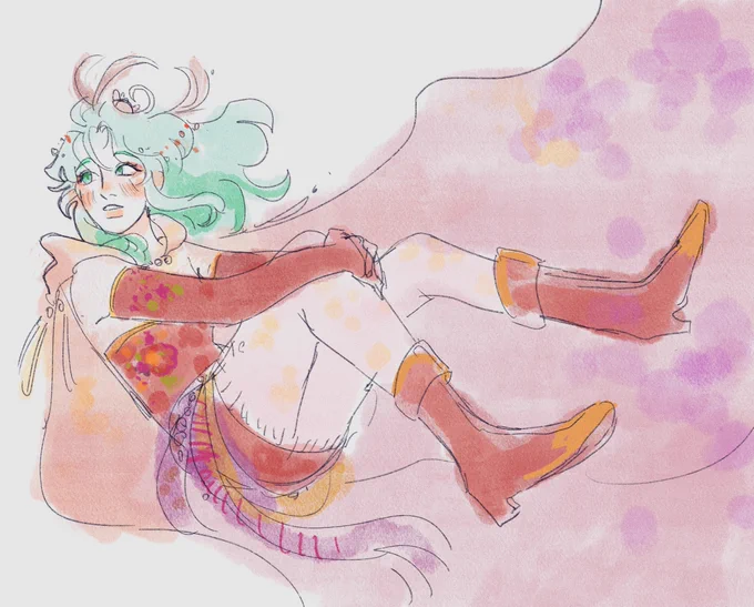 terra doodle for the ffvi anniversary  