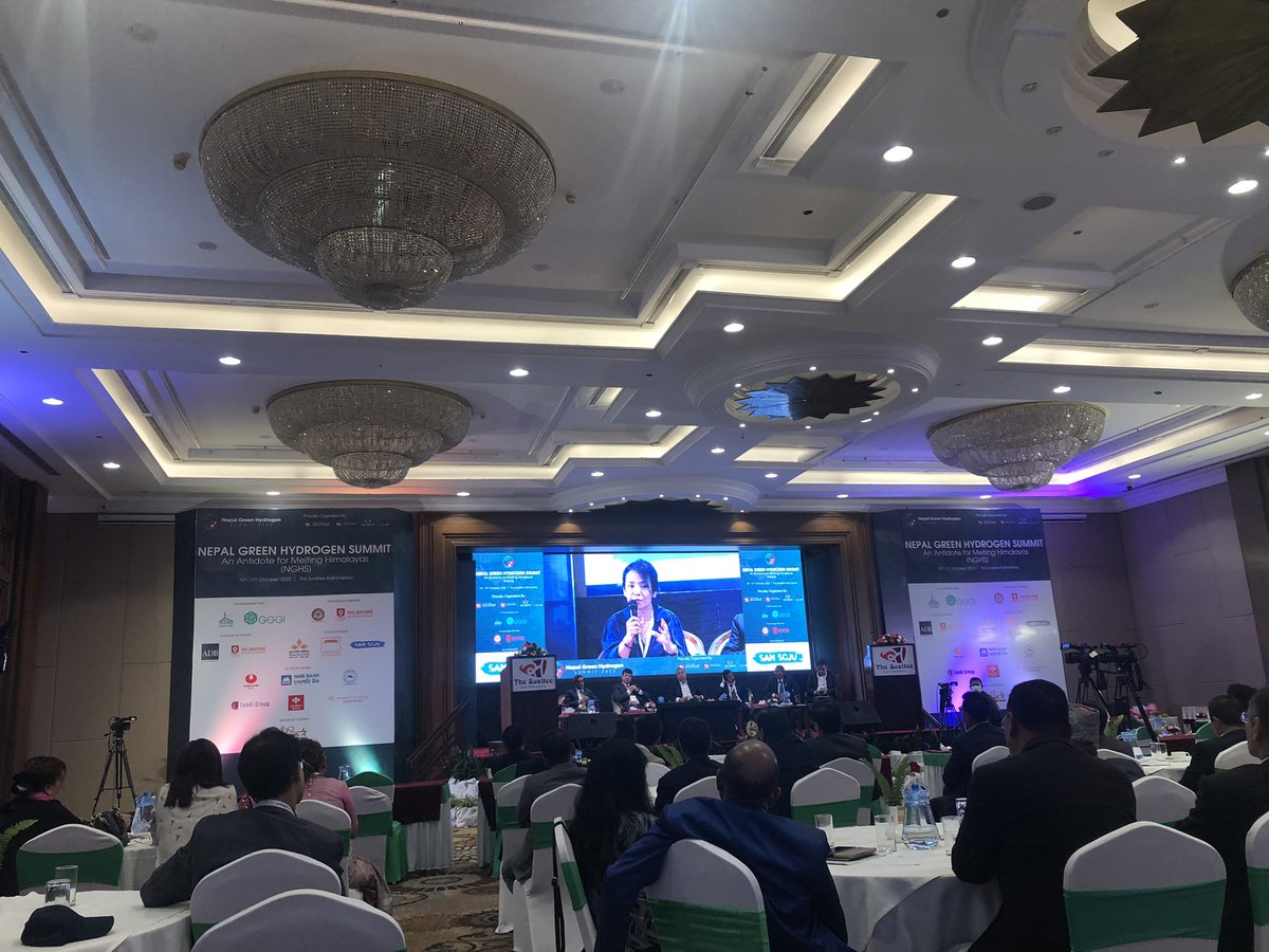 drbishnuhnepal's tweet photo. Two online presentations were very useful particularly one on quality of #GreenHydrogen and the other subsidy matters.Similarly #JamunaGurung's and last paper from KulmanGhising-I found were pragmatic. 
-#CeDiD @ #Nepal-#Himalayas #UNSG #UNWTO #SAARC #Melbourne #MITfoundation https://t.co/LoZQRXBzqh
