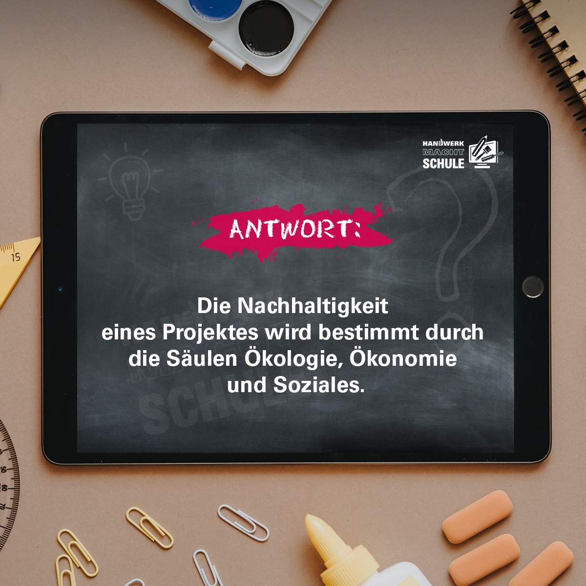 dashandwerk's tweet photo. Das Portal „Handwerk macht Schule“ sollte man sich anschauen! 
Denn es bringt Themen rund ums Handwerk in die Schulen. Wie bedeutend Handwerk ist und was hier alles möglich ist, kann man schließlich nicht früh genug wissen: https://t.co/bE3KyQvmLJ 
#ZietzumUmdenken https://t.co/6uDrJWqZog