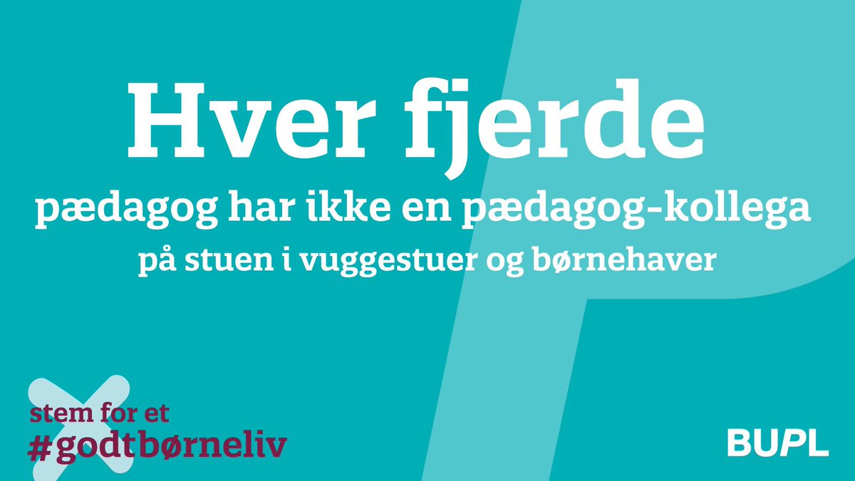 bupldk's tweet photo. Der er børn, som går på stuer helt uden en fast tilknyttet pædagog. Mange pædagoger har ingen at sparre med på stuen og bærer ansvaret for det pædagogiske arbejde alene. Rekrutteringskrisen har alvorlige konsekvenser for kvalitet og #godtbørneliv. Kræver handling #dkpol ❗️#FV22 https://t.co/dyHrcmglkH