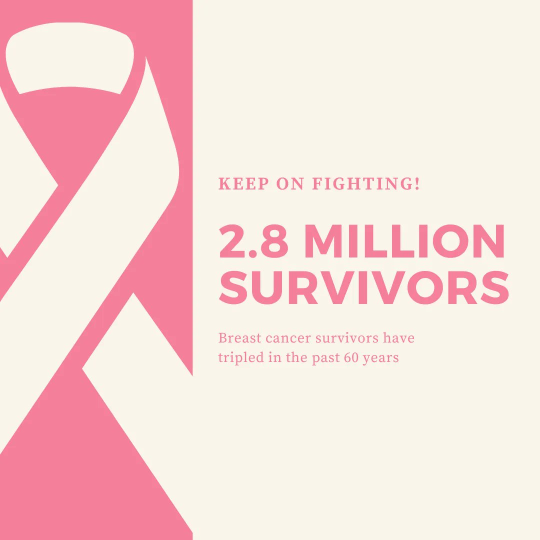 herbblender's tweet photo. Keep on fighting, 🙌 2.8 million survivors! #BreastCancerAwarenessMonth https://t.co/7XWVNEX1mf