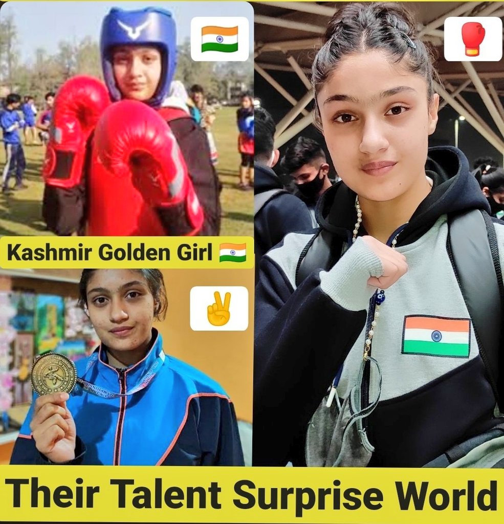 kayeez_malik's tweet photo. India’s Wushu star from #Kashmir🇮🇳 Sadia Tariq wins Gold in Moscow Wushu Stars championship in Russia. She is a two-time gold medalist in Junior National Wushu Championship. Congratulations also to National Chief Wushu Coach of India 

#Herosofkashmir #heroofkashmir https://t.co/LvJqs89Mti