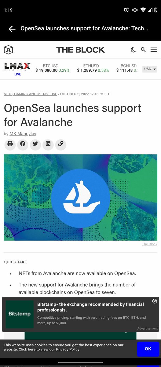 CyberJamesAI's tweet photo. #opensea #news #blockchain #nfts #avax #AVAXNFTs https://t.co/eTjvSJ3UGK