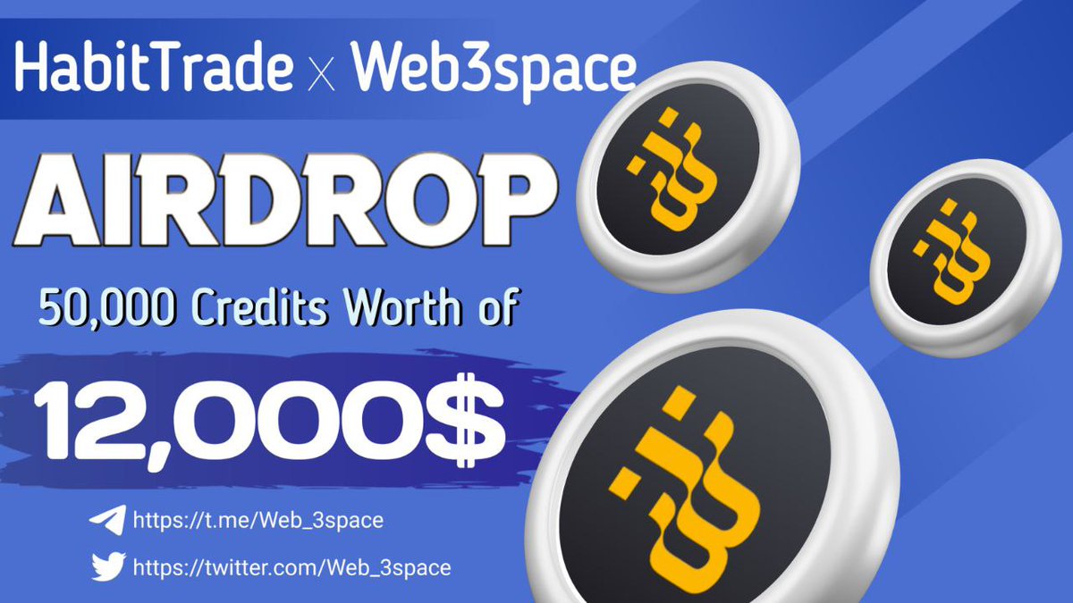 WEB3 Space (@web_3space) on Twitter photo ๐๐ Massive #fcfs #Giveaway
๐คฉ๐คฉ Total Giveaway Pool - 12,000$ worth of Credits.
To Enter โคต๏ธ
โก๏ธ Follow <a href="/Web_3space/">WEB3 Space</a> & <a href="/HabitTrade/">HabitTrade</a>
โก๏ธ Like, RT & Tag 3 Friends
โก๏ธ Finish Gleam : wn.nr/C3b4rj
15th OCT โฐ
#Giveaways #airdrop #fcfs ๐๐ Massive #fcfs #Giveaway
๐คฉ๐คฉ Total Giveaway Pool - 12,000$ worth of Credits.
To Enter โคต๏ธ
โก๏ธ Follow <a href="/Web_3space/">WEB3 Space</a> & <a href="/HabitTrade/">HabitTrade</a>
โก๏ธ Like, RT & Tag 3 Friends
โก๏ธ Finish Gleam : wn.nr/C3b4rj
15th OCT โฐ
#Giveaways #airdrop #fcfs