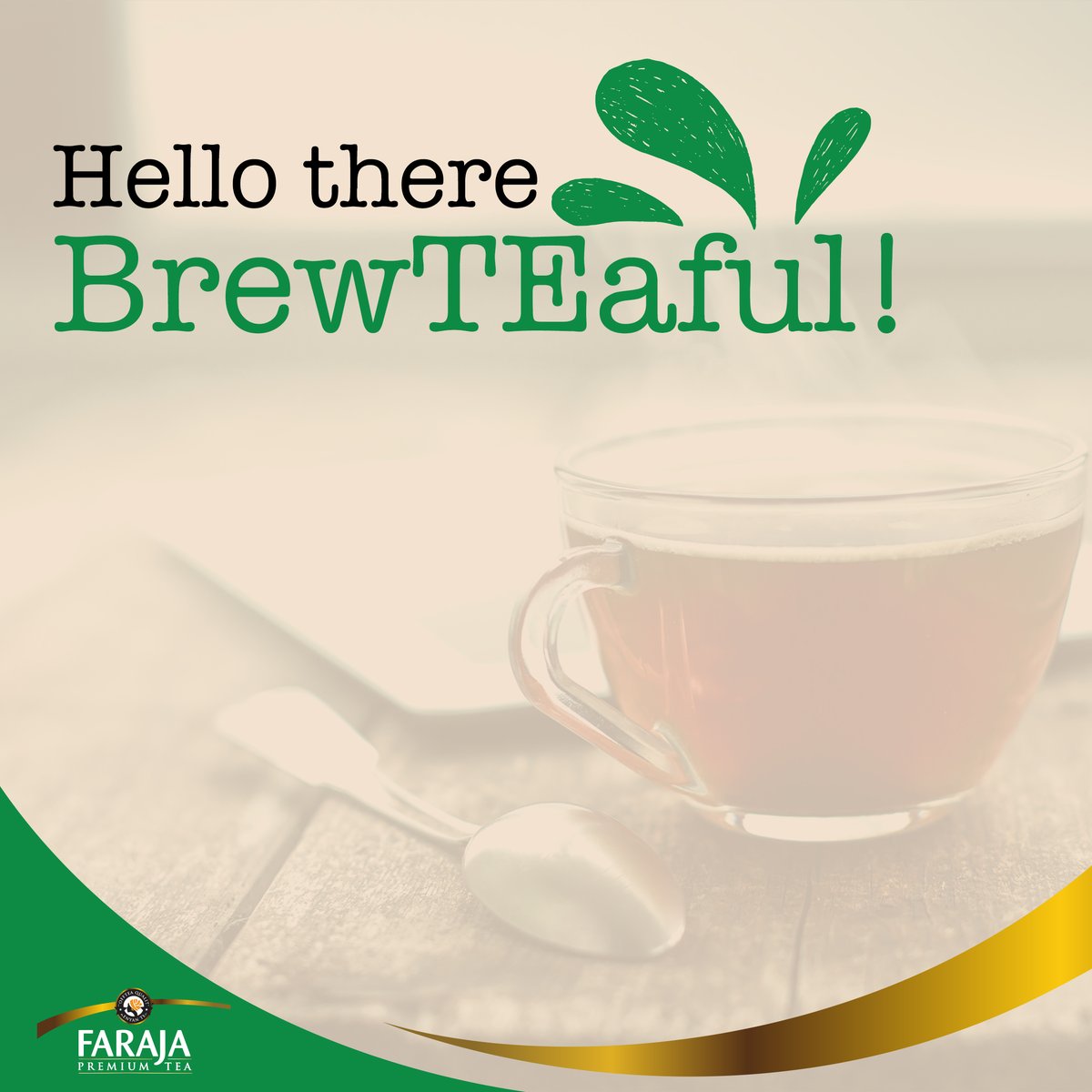 TeaFaraja's tweet photo. Faraja Premium Tea is made from the finest Kenyan tea leaves and carefully selected to only give you the best. Enjoy the premium experience with your best-teas :-) #PataFaraja #TeaPuns https://t.co/5lKYGI7qFq