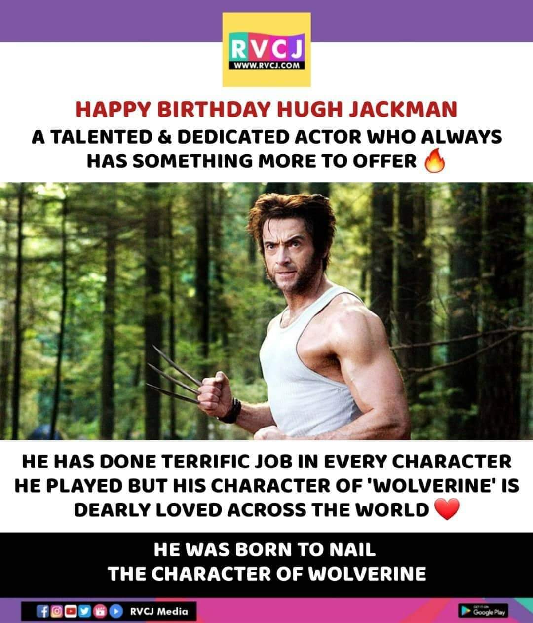 Happy Birthday Hugh Jackman!      