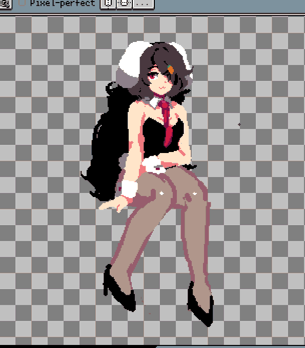 長髪もさうさちゃんです兎 