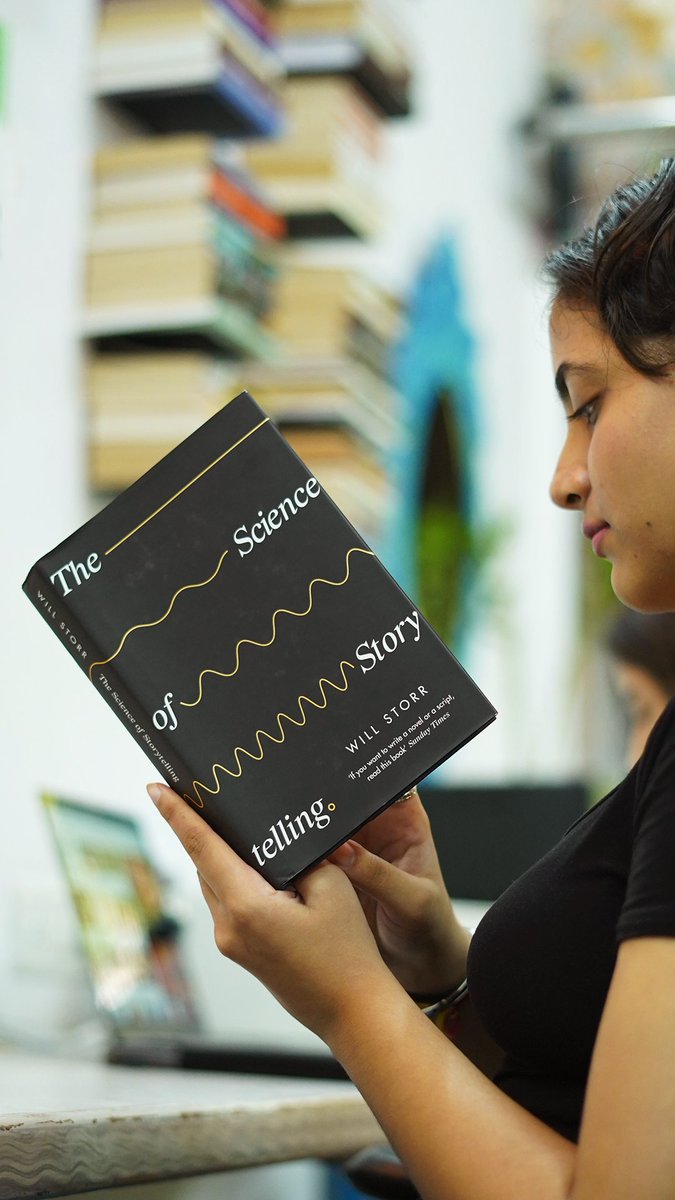 PurposeIndia's tweet photo. Stories shape who we are - and our recommended reading for the day is, ‘The Science of Storytelling by @wstorr! What are you currently reading? 

#BookRecommendations #TheScienceofStorytelling #WillStorr #Storytelling #BooksAboutFilms #BookLovers #Books #PurposeStudios https://t.co/FOurW9GhKz