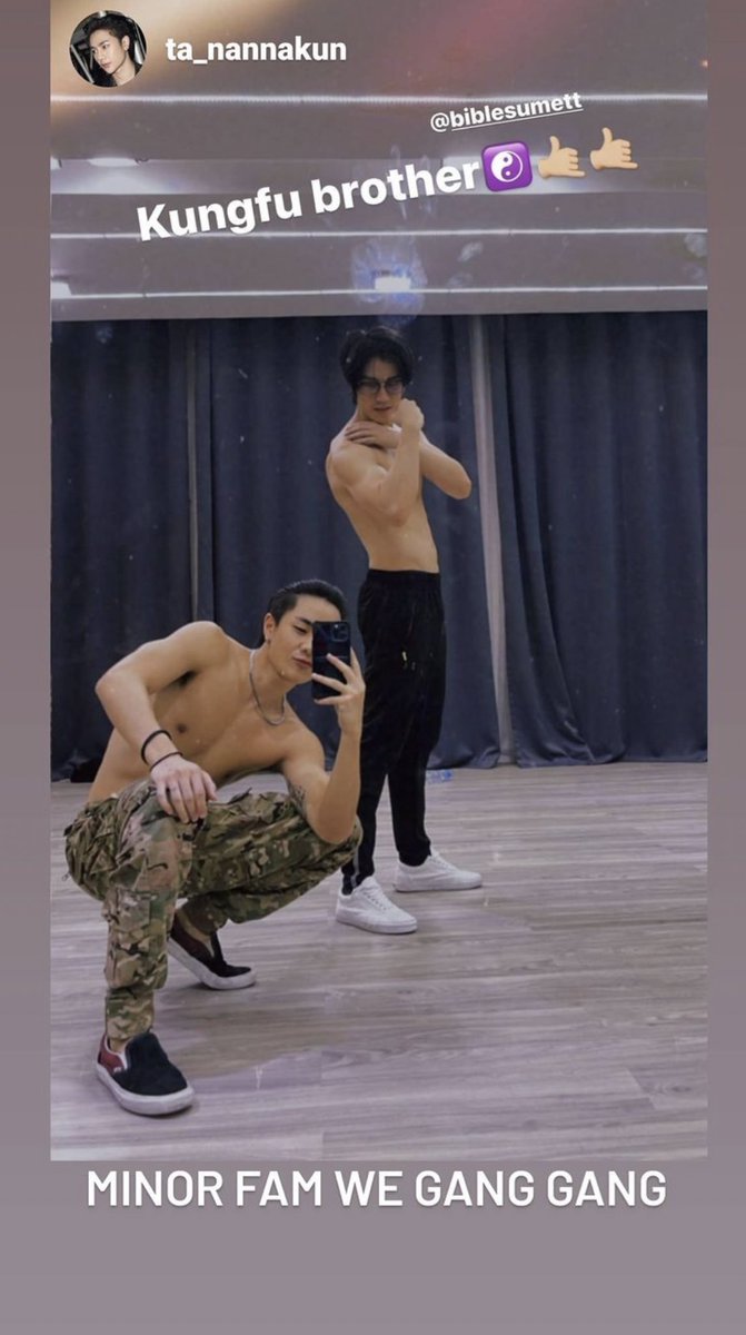 OURBSUMETTIKUL's tweet photo. 221012

biblesumett ig update

“Kungfu brother ☯️🤙🏻🤙🏻”
“Minor fam we gang gang”

#BibleWichapas #bsumone @biblesumett https://t.co/0uSPHky667