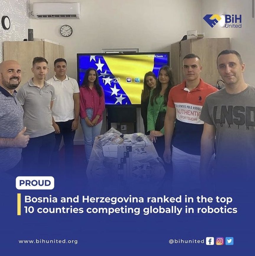 bih_united's tweet photo. This prestigious competition is taking place in Geneva from 13.10 until 16.10, and they aim to increase awareness of the importance of STEM skills! 🇧🇦🇨🇭
Read more: https://t.co/06DET4GlxN

#FGC2022Geneva #teambosniaandherzegovina https://t.co/fGWvvtgvEz