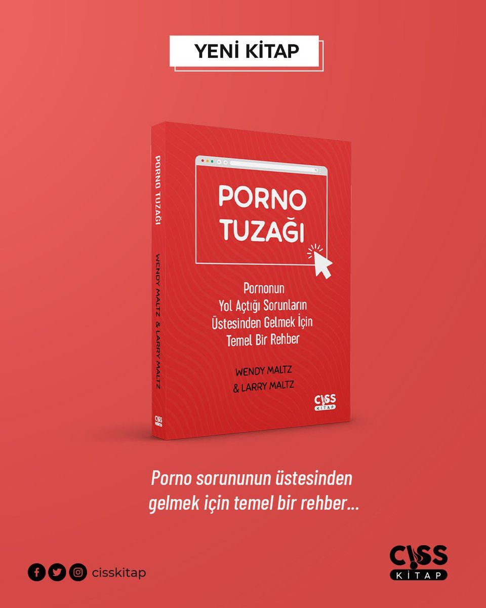 cisskitap's tweet photo. #YeniKitap
Porno sorunun üstesinden gelmek için temel bir rehber...

PORNO TUZAĞI
Wendy &amp; Larry Maltz

#52Hafta52Kitap https://t.co/n9D20y86sw