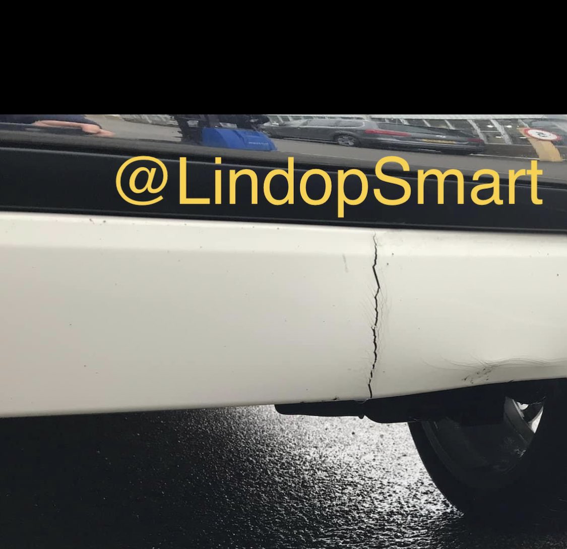 WxMSmart's tweet photo. Another Bumper that’s split when impacted .
Another #PlasticWeld to do, filler repair & paint.
We will get it done this week.
#WrexhamFX #WREXHAM @chestertweetsuk #Queensferry #OSWESTRY @NWalesSocial https://t.co/vehN0kLVJR