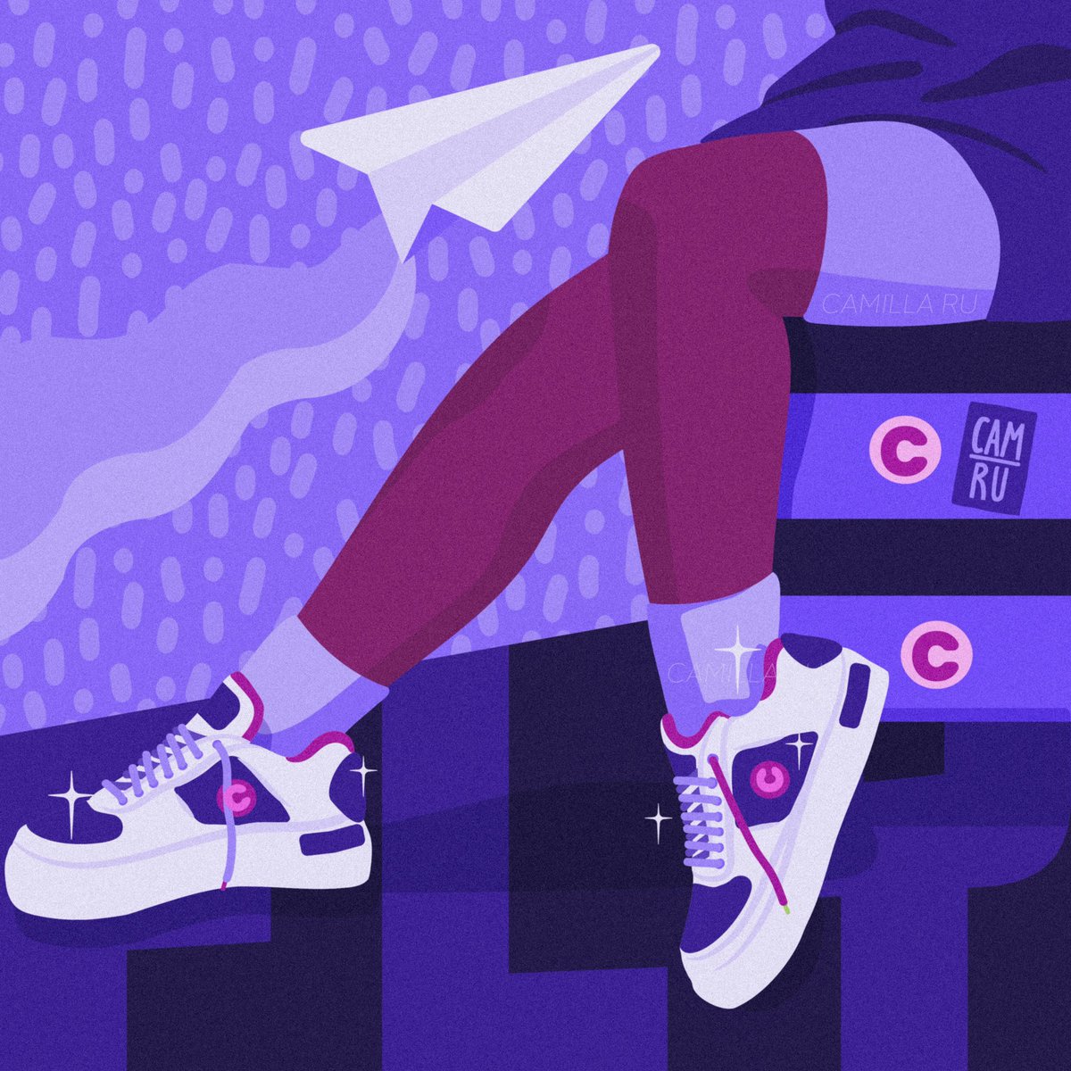 thecamru's tweet photo. Lateish - Hi, #PortfolioDay I’m Camilla 😊 I’m a Zimbabwean British  illustrator. I freelance mostly in editorial, publishing and advertising. 🍂 https://t.co/CxvnxD3BuI