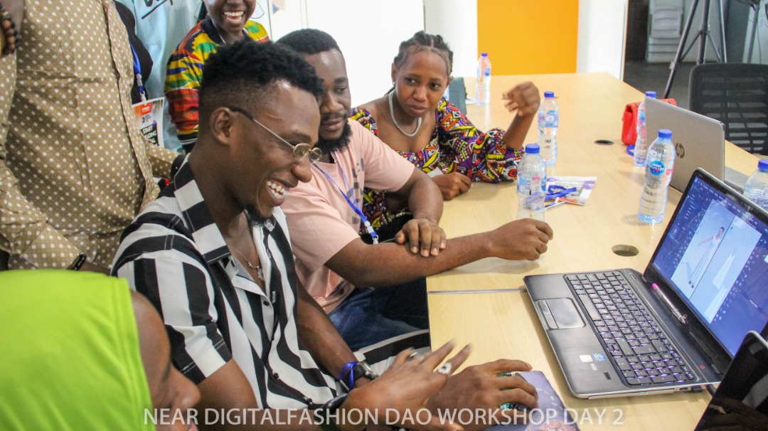 The participants didn't just learn, they also had fun while learning.. Thank you <a href="/hadeeart/">Hadeeart</a> for facilitating this workshop and thank you <a href="/near_protocol/">NEAR Native Community</a> for this wonderful opportunity.. #nearprotocol #digitalfashion #NFT