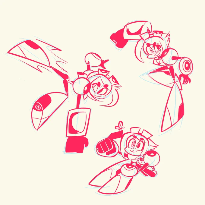 more robot scribbles  