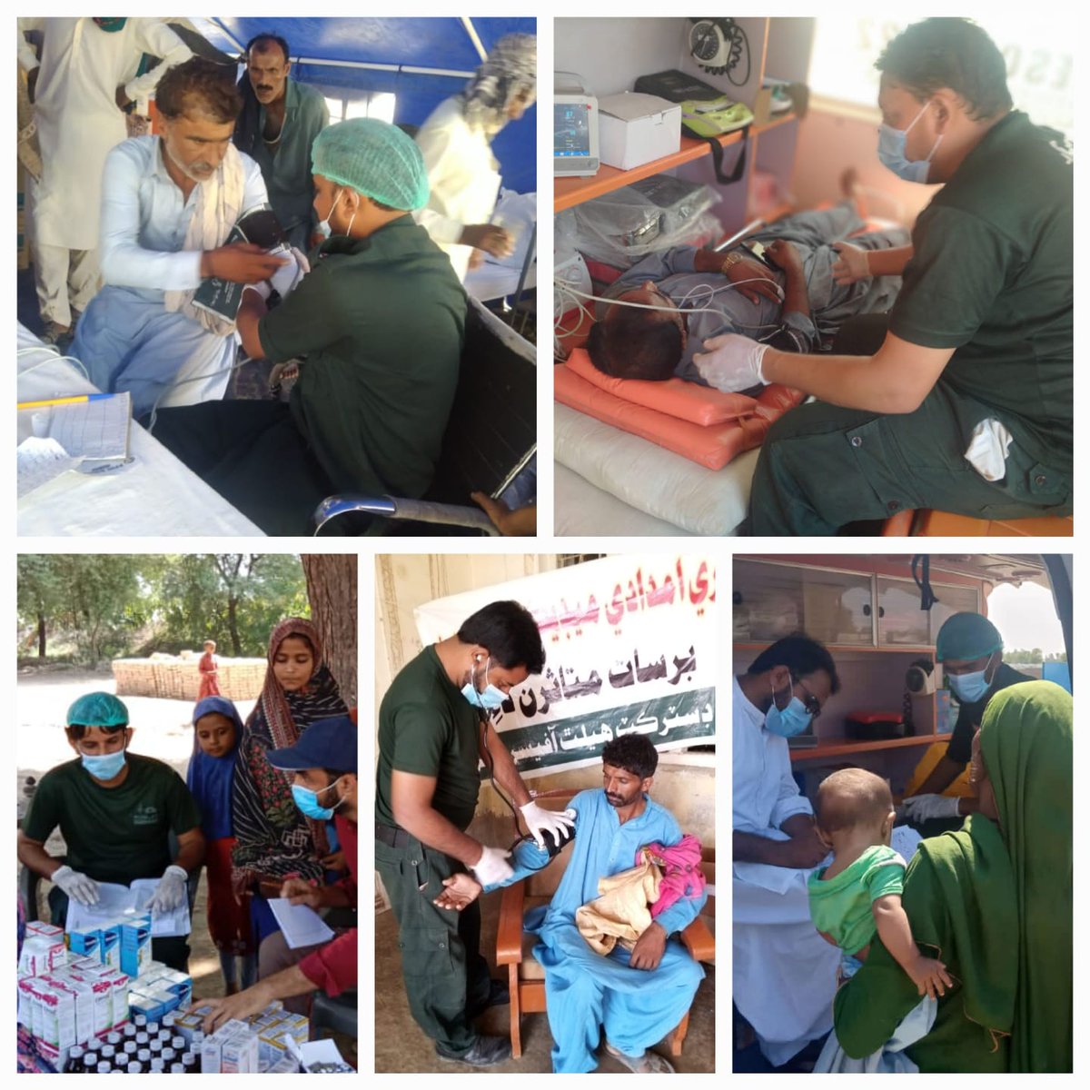 siehspk's tweet photo. For the past 50 days, the passionate and courageous team #SIEHS has been busy providing medical aid to flood-affected families in 18 districts of #Sindh. Under the direction of @SindhHealthDpt they aim to serve everyone who seeks medical assistance in flood-affected areas. https://t.co/NZL1Agm1cU