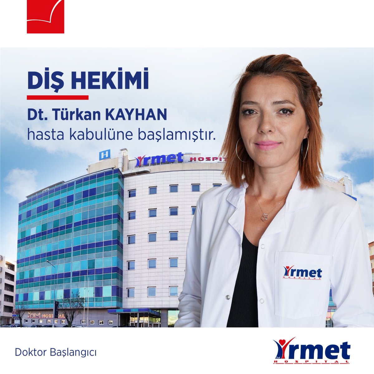 Kadromuzu Güçlendiriyoruz.
Diş Hekimi Dt. Türkan KAYHAN’ı kadromuza kattık.
Kendilerine hoş geldin dileklerimizi sunar, bölge halkımıza hayırlı olmasını temenni ederiz.

#dişhekimi #ağızvedişsağlığı #dişkliniği #diştedavisi #ortodonti #implant #irmethospital