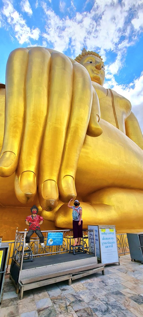 RapieTang's tweet photo. #泰国寺庙 - #红统府
#世界纪录- #最大的佛
#WorldRecord " The BIGGEST #Buddha" available on #WatMuang #AngThong #Thailand
#ThaiTemple
#วัดม่วง #อ่างทอง 🤩🤩😉
สุดอลังการ #หลวงพ่อใหญ่ aka #พระพุทธมหานวมินทร์ศากยมุนีศรีวิเศษชัยชาญ
https://t.co/ZakQM89EbS https://t.co/JjABKGK9WF