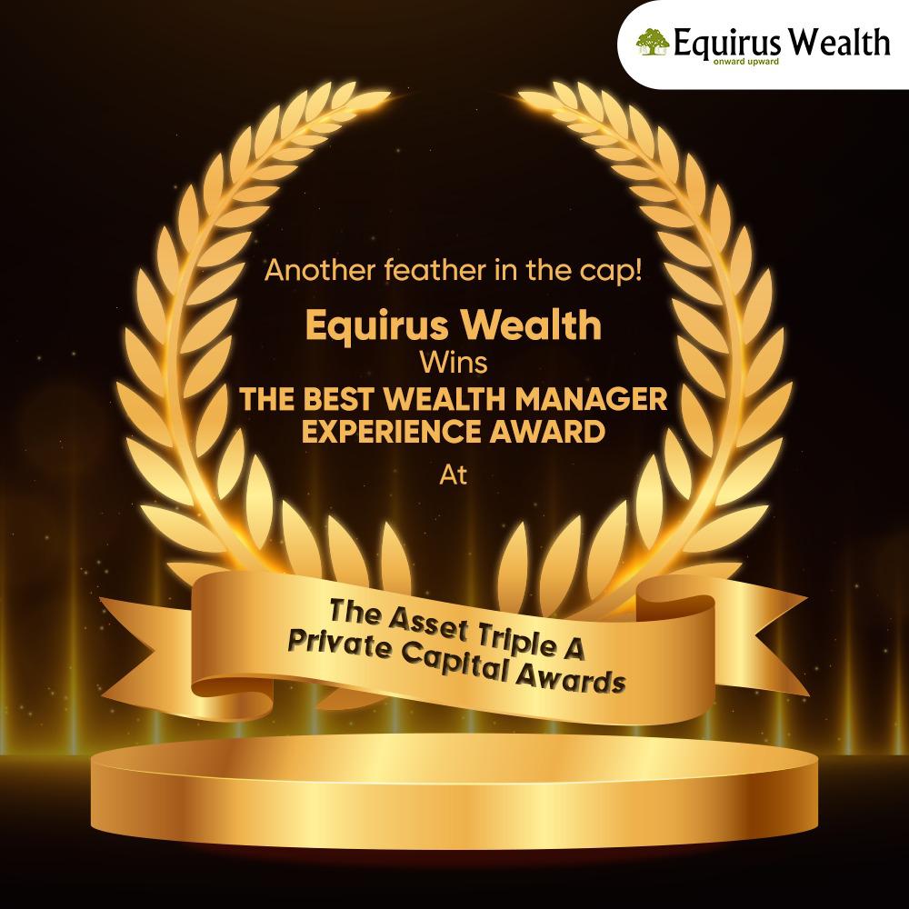 equirusgroup's tweet photo. It’s a moment to rejoice, as #EquirusWealth wins the Best Wealth Manager Experience award at The Asset Triple A Private Capital Awards. 

We thank all our investors, wealth managers and stakeholders for helping us achieve this incredible feat!

#Equirus https://t.co/M1VwZBA77F