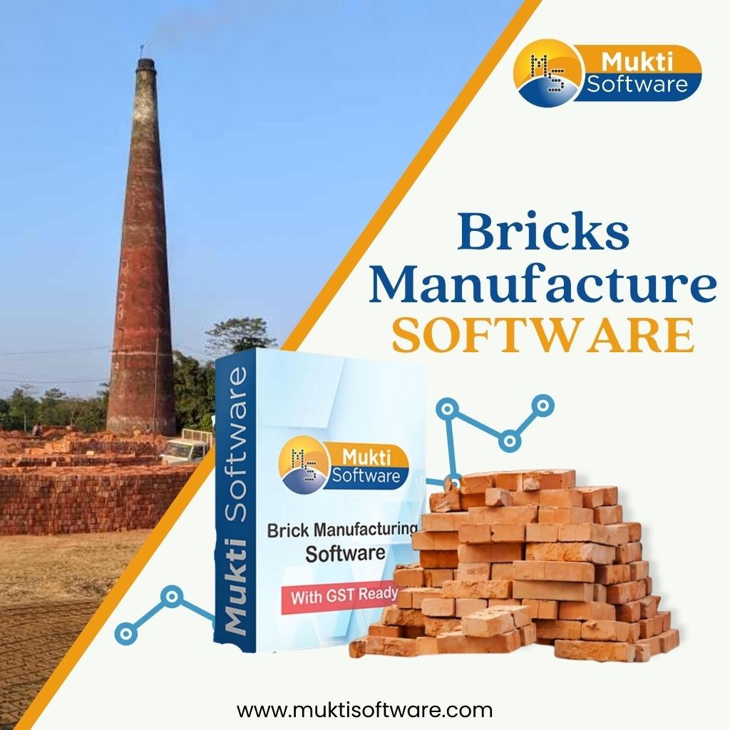 MUKTISOFTWARE's tweet photo. Get Bricks Management Software. All in one solutions for bricks manufacturing units. Manage production  by single access by Mukti software.

More details : https://t.co/gfqmvBJL33 

#muktisoftware # #bricksandmortar #softwaredevelopment #manufacturing #bricksinfocus https://t.co/OzuB5DrfbJ