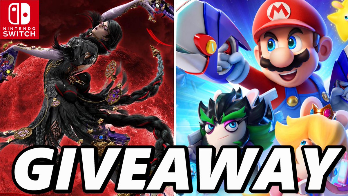 OJ - PlayerEssence (@playeressence) on Twitter photo I'm giving away 1 digital copy of Bayonetta 3 & Mario + Rabbids Sparks of Hope each on Nintendo Switch!
Here's HOW TO ENTER:
✅SUBSCRIBE to PlayerEssence on YouTube
✅FOLLOW <a href="/PlayerEssence/">OJ - PlayerEssence</a> on Twitter
✅LIKE & RETWEET this Tweet
✅COMMENT below on WHICH game you want I'm giving away 1 digital copy of Bayonetta 3 & Mario + Rabbids Sparks of Hope each on Nintendo Switch!
Here's HOW TO ENTER:
✅SUBSCRIBE to PlayerEssence on YouTube
✅FOLLOW <a href="/PlayerEssence/">OJ - PlayerEssence</a> on Twitter
✅LIKE & RETWEET this Tweet
✅COMMENT below on WHICH game you want